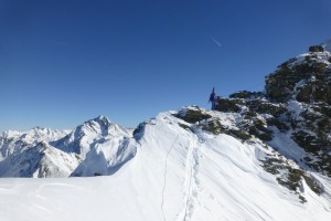 Kalt aber schön: Der Grat