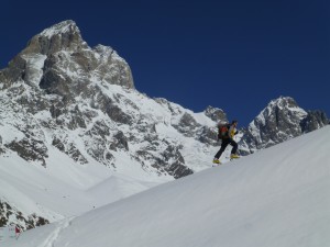 Der Ushba, 4700 Meter hoch.